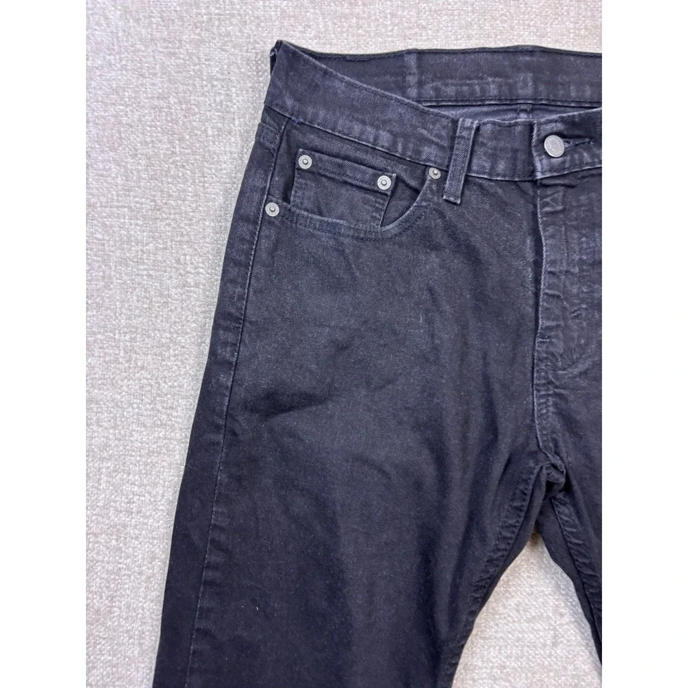 Levis 559 Relaxed Straight Jeans Mens 30x30 Black Denim Pants 00559-0260